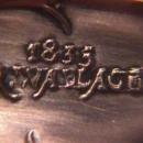 Wallace, 1835 Silverplate (Floral) Punch Ladle=Monogram (S)