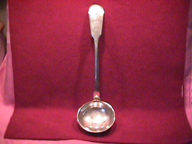 Norblin, Silverplate (Fiddle-Shape) Soup Ladle