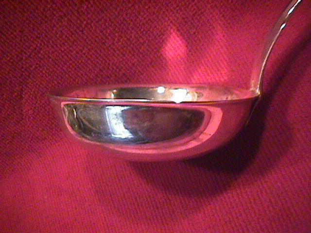 Norblin, Silverplate (Fiddle-Shape) Soup Ladle