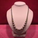 Impressive, Sterling, Graduated Bead Necklace