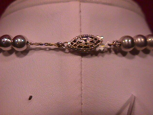 Impressive, Sterling, Graduated Bead Necklace