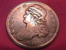 CAPPED BUST SILVER HALF DOLLAR DATED -1813 VERY FINE -20 Condition