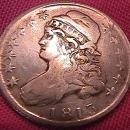 CAPPED BUST SILVER HALF DOLLAR DATED -1813 VERY FINE -20 Condition