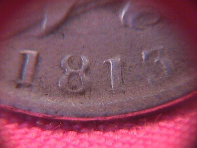 CAPPED BUST SILVER HALF DOLLAR DATED -1813 VERY FINE -20 Condition