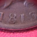CAPPED BUST SILVER HALF DOLLAR DATED -1813 VERY FINE -20 Condition