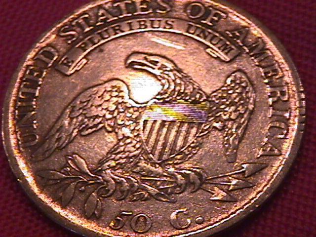 CAPPED BUST SILVER HALF DOLLAR DATED -1813 VERY FINE -20 Condition