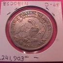 CAPPED BUST SILVER HALF DOLLAR DATED -1813 VERY FINE -20 Condition