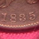 CAPPED BUST SILVER HALF DOLLAR DATED -1835 EXTREMELY FINE -45 Condition
