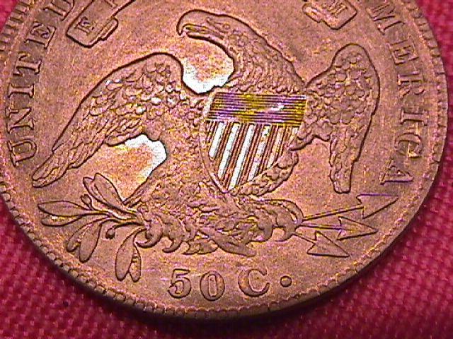 CAPPED BUST SILVER HALF DOLLAR DATED -1835 EXTREMELY FINE -45 Condition