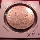 CAPPED BUST SILVER HALF DOLLAR DATED -1835 EXTREMELY FINE -45 Condition