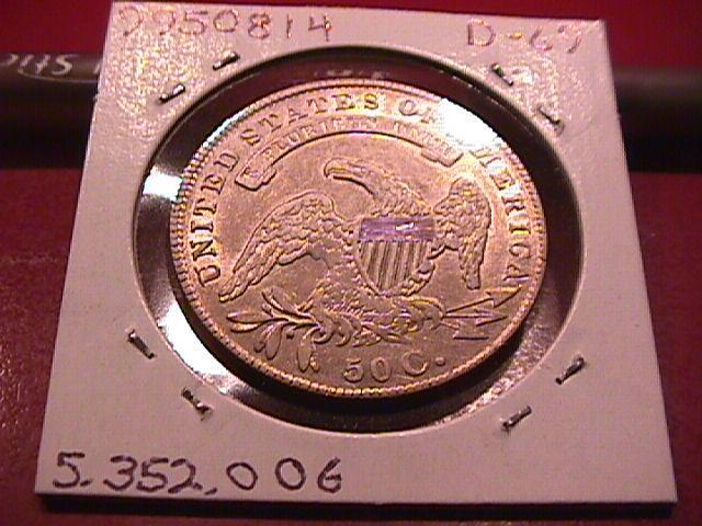 CAPPED BUST SILVER HALF DOLLAR DATED -1835 EXTREMELY FINE -45 Condition