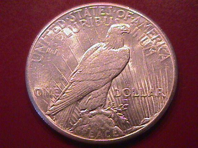 Peace Type Silver Dollar 1927 MS #-64 Condition