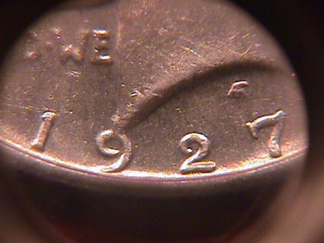 Peace Type Silver Dollar 1927 MS #-64 Condition