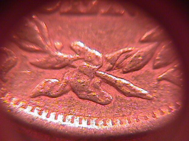 BRAIDED HAIR COPPER LARGE CENT 1856 GRADED ALMOST UNCIRCULATED-50