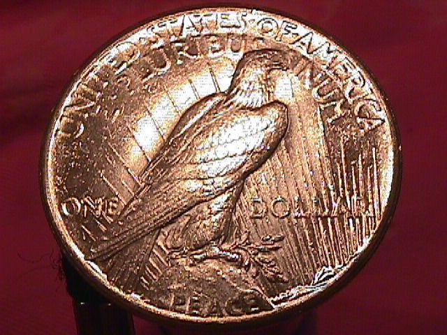 Peace Type Silver Dollar 1927 MS #-63 Condition
