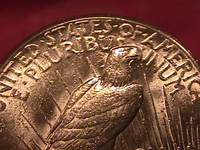 Peace Type Silver Dollar 1927 MS #-63 Condition