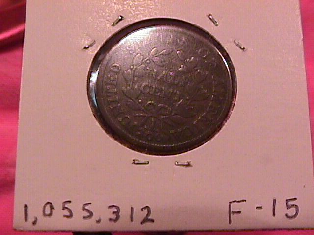 Draped Bust Copper Half Cent Coin Dated 1804 Fine-15 Condition