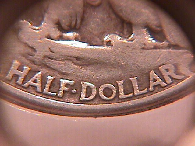 1938-D LIBERTY WALKING SILVER HALF DOLLAR VERY GOOD # 8 GRADING