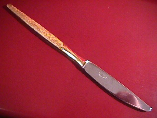 Cosmos, Stainless, (Gold Dust) Dinner Knife