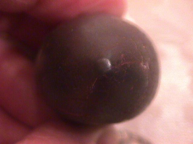 INDIAN ARTIFACT WOODLAND HIGH GRADE HEMATITE TOP GROVE PLUMMET