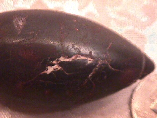 INDIAN ARTIFACT WOODLAND HIGH GRADE HEMATITE TOP GROVE PLUMMET