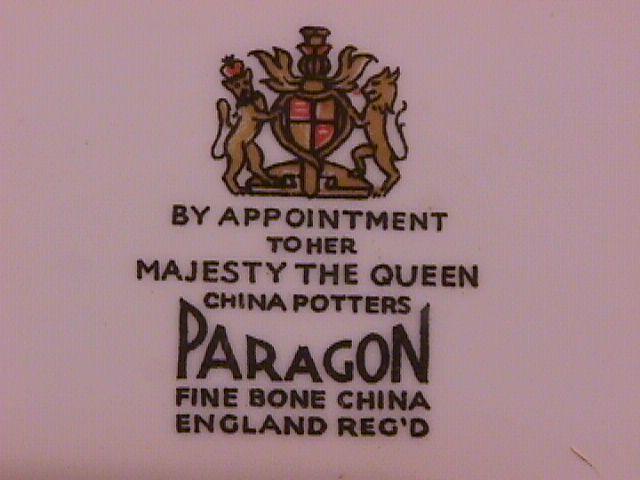 PARAGON FINE BONE CHINA