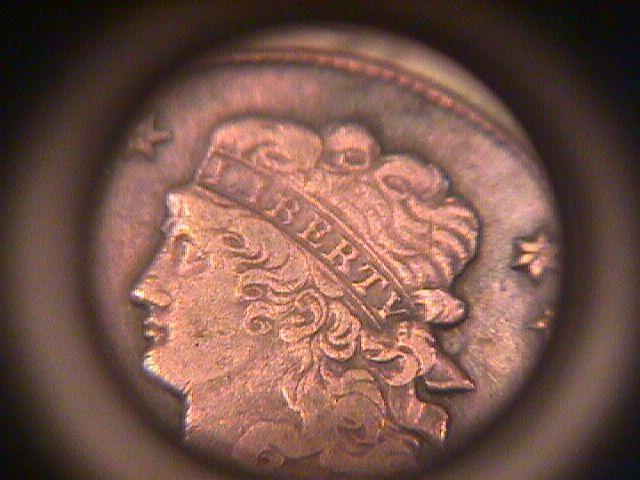 Classic Head Half Cent Coin 1828 EXTREMELY FINE-45 Condition