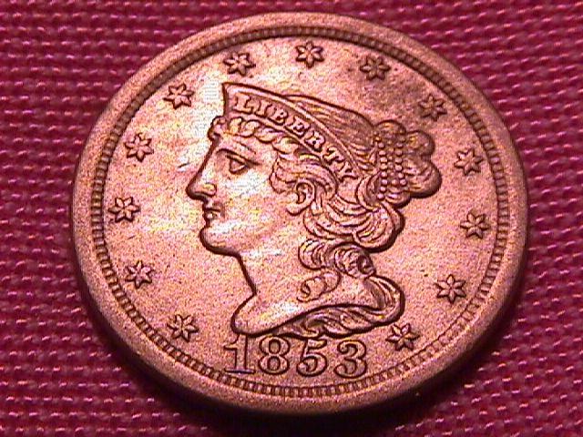 BRAIDED HAIR 1853 GRADED EXTREMELY FINE-45