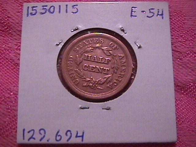 BRAIDED HAIR 1853 GRADED EXTREMELY FINE-45