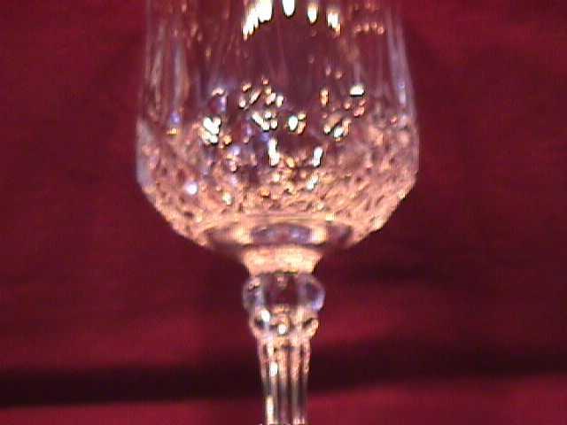 CRIS D'ARQUES / DURAND CRYSTAL (LONGCHAMPS) TWO GOBLETS