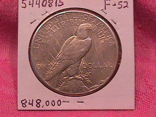 Peace Type Silver Dollar 1927 ALMOST UNCIRCULATED-50