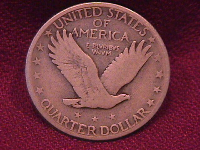 Standing Liberty Silver Quarter 1927-S Fine-12 Condition