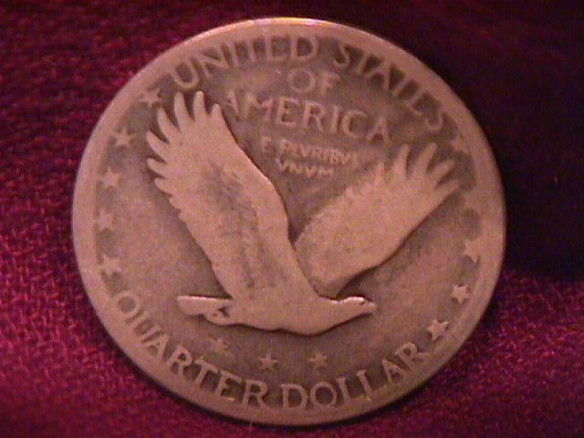 Standing Liberty Silver Quarter 1927-S Very Good-8 Condition