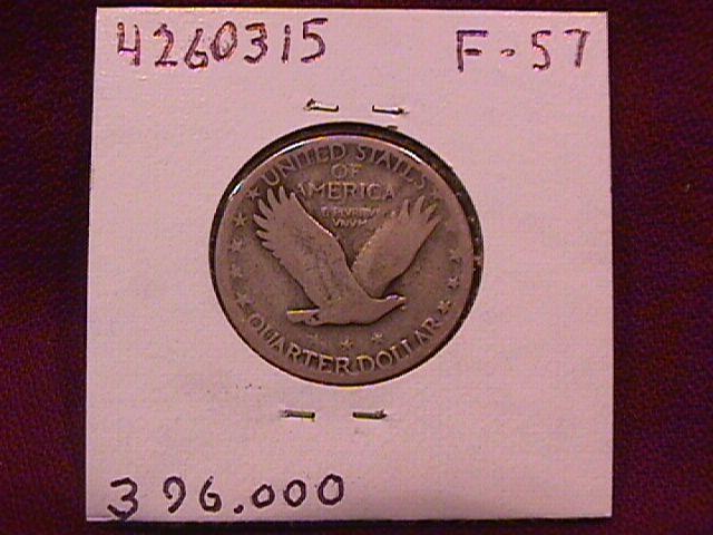 Standing Liberty Silver Quarter 1927-S Very Good-8 Condition