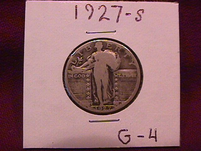 Standing Liberty Silver Quarter 1927-S Good-4 Condition