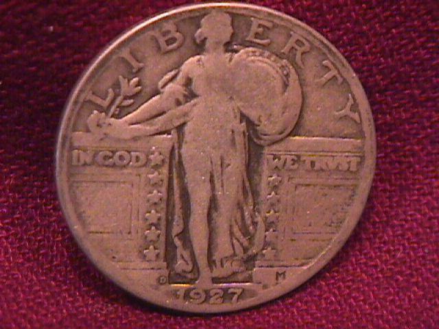 Standing Liberty Silver Quarter 1927-D Very Good-10