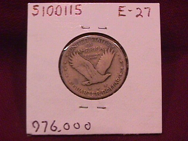Standing Liberty Silver Quarter 1927-D Very Good-10
