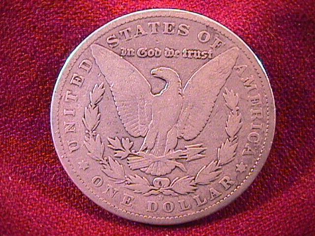 MORGAN 1895-S SILVER DOLLAR FINE-12 EXTREMELY RARE KEY DATE