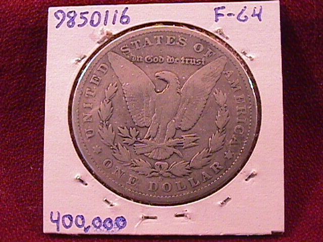 MORGAN 1895-S SILVER DOLLAR FINE-12 EXTREMELY RARE KEY DATE