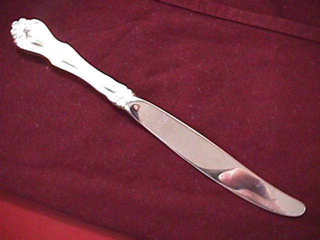 STERLING WESTMORELAND GEORGE & MARTHA WASHINGTON DINNER KNIFE