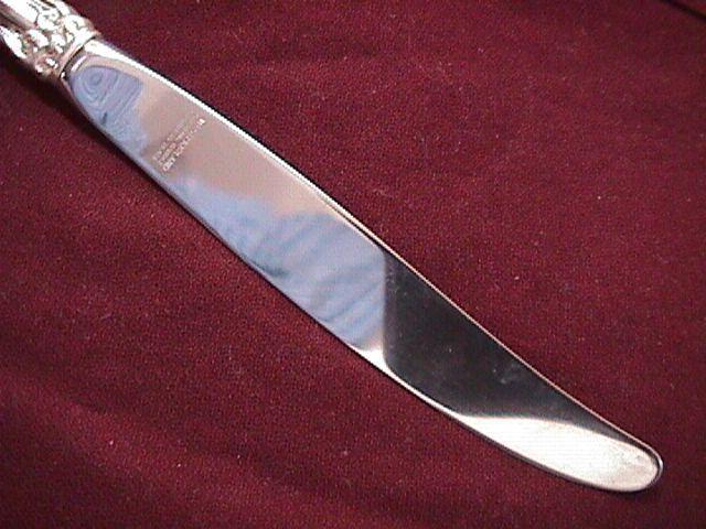 STERLING WESTMORELAND GEORGE & MARTHA WASHINGTON DINNER KNIFE