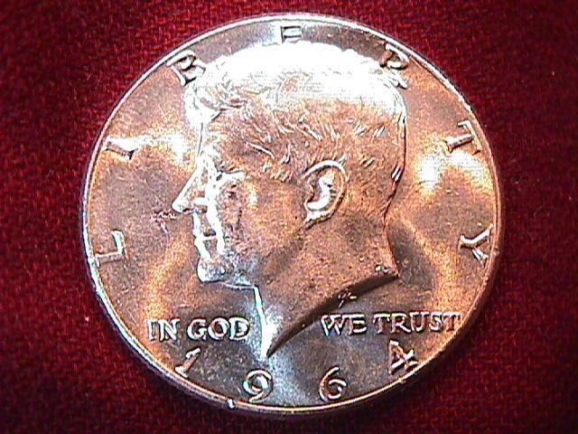 KENNEDY HALF DOLLAR 1964-P MS-65