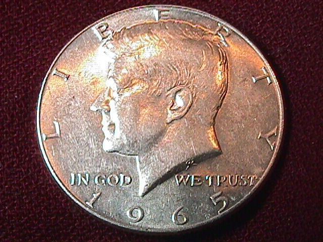KENNEDY HALF DOLLAR 1965-P MS-65
