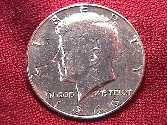 KENNEDY HALF DOLLAR 1966-P MS-65