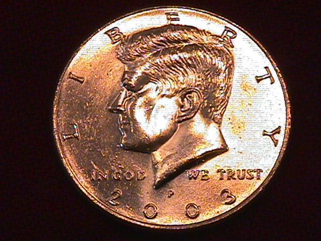 KENNEDY HALF DOLLAR 2003-P MINT STATE-63+++