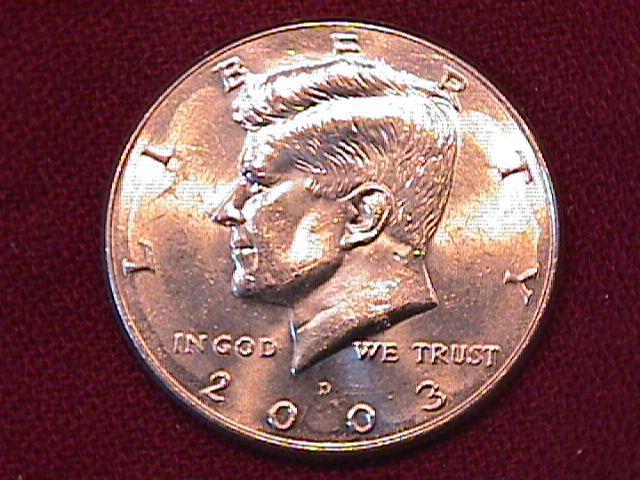 KENNEDY HALF DOLLAR 2003-D MINT STATE-63+++