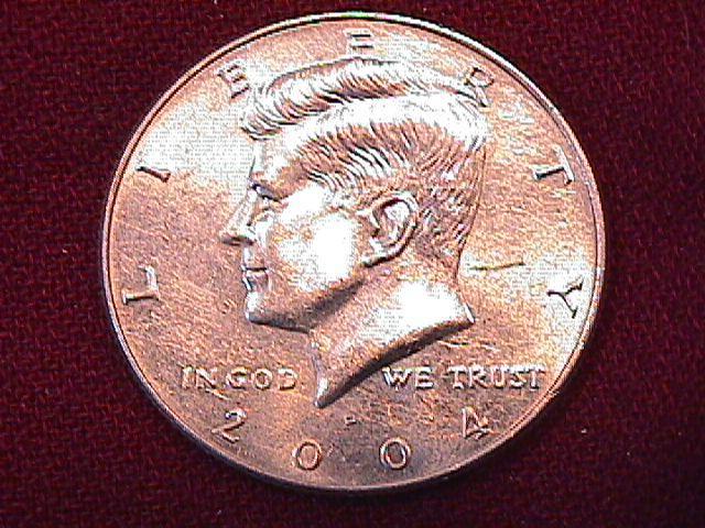 KENNEDY HALF DOLLAR 2004-P MINT STATE-63+++