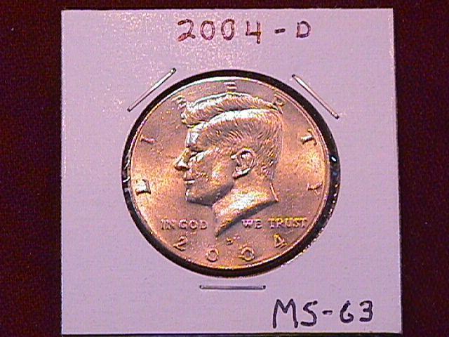 KENNEDY HALF DOLLAR 2004-D MINT STATE-63+++