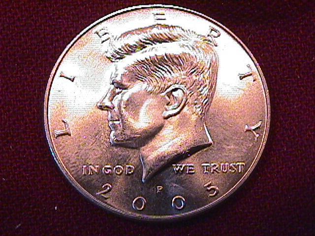 KENNEDY HALF DOLLAR 2005-P MINT STATE-63+++