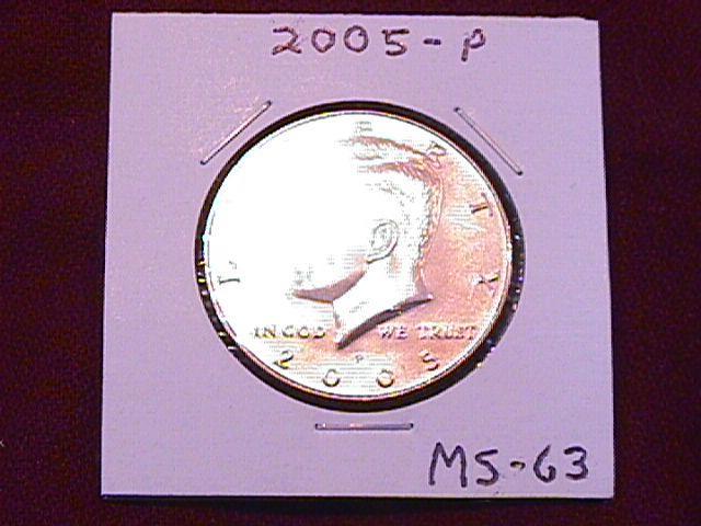 KENNEDY HALF DOLLAR 2005-P MINT STATE-63+++
